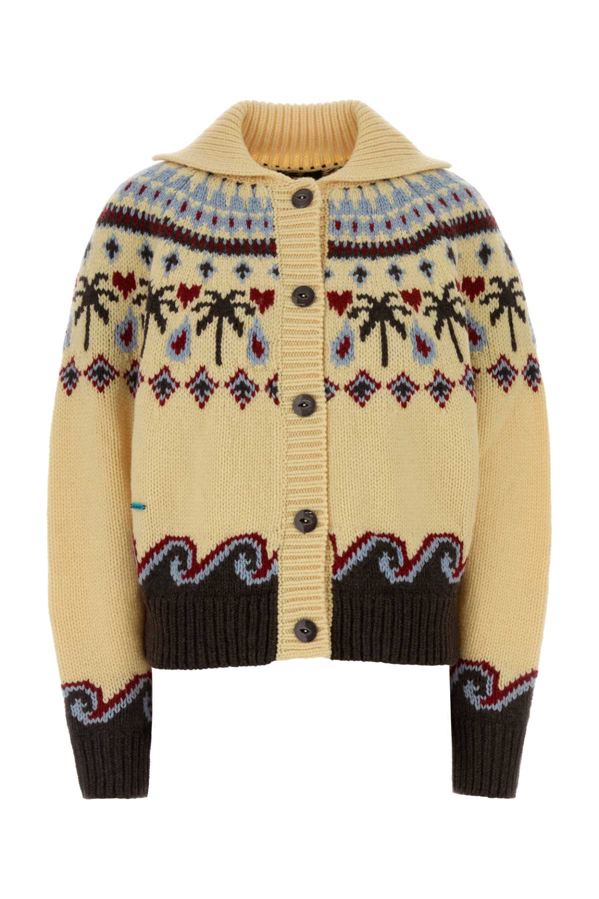 Alanui Winter Cardigan — Beige