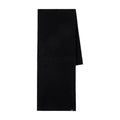 MM6 Maison Margiela Ribbed Wool Scarf — Black