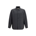 Valentino Garavani Wool-Blend Shirt — Gray