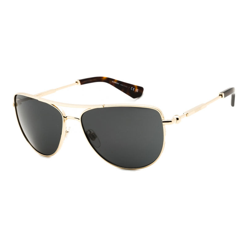 Burberry BE3149110987 Aviator Full Rim Sunglasses — Gold