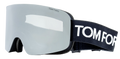 Tom Ford TF1124 Interchangeable Lens Ski Goggles Sunglasses — Black