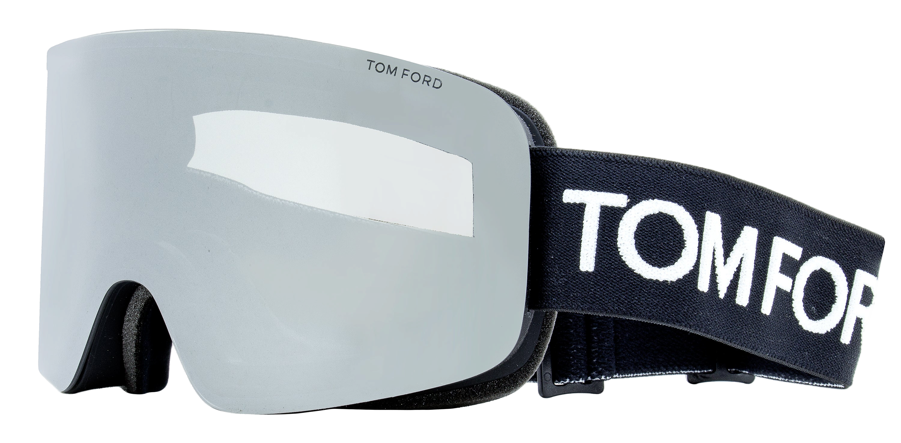 Tom Ford TF1124 Interchangeable Lens Ski Goggles Sunglasses — Black