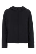 Herno Laminar Lightweight Nylon Puffer Down Jacket — Black