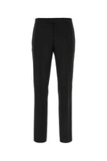 Versace Wool-Mohair Trousers — Black