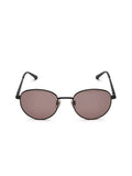 Gafas de sol Furla SFUB19 de metal con montura redonda - Negro