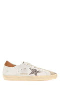 Golden Goose Deluxe Brand Glitter Star Sneaker — Beige