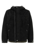 Sacai Corduroy Hooded Jacket — Black