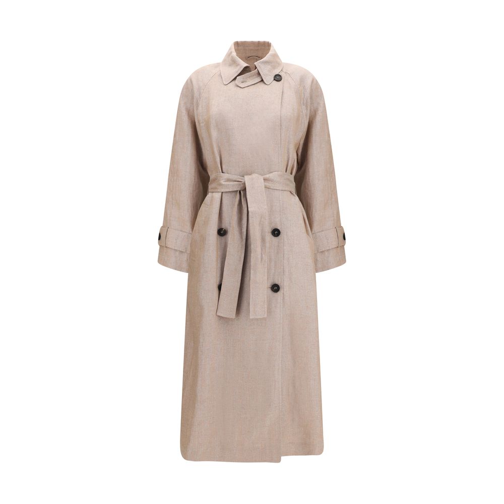Brunello Cucinelli Trench Coat — Beige