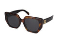 Celine CL40239F Tortoiseshell Square-Frame Sunglasses — Tortoiseshell