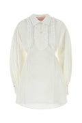 Valentino Garavani Embroidered Dress — White