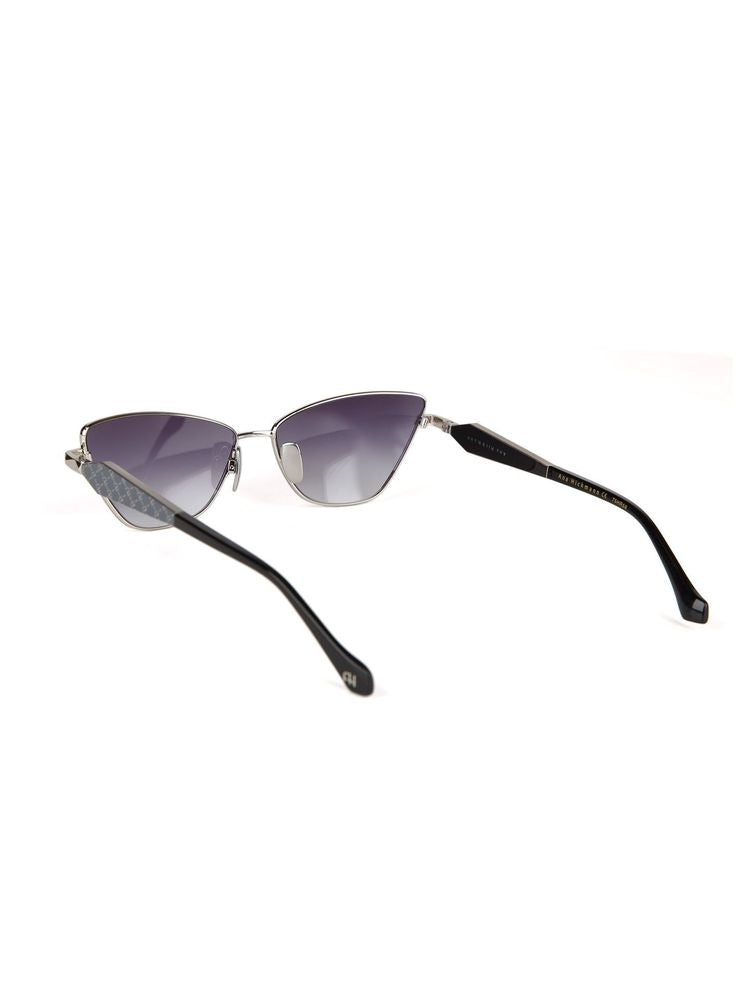 Gafas de sol cat-eye con lentes degradadas Ana Hickmann AH3347 — Plata