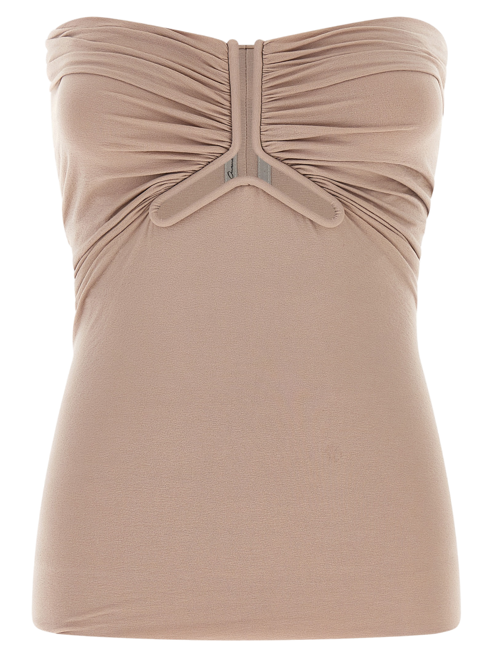 Rick Owens Alannah Bustier Tank Top — Pink