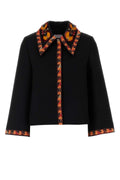 Emilio Pucci Ricamo Blazer — Black