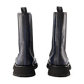 Alexander McQueen Leather Chelsea Boot — Gray