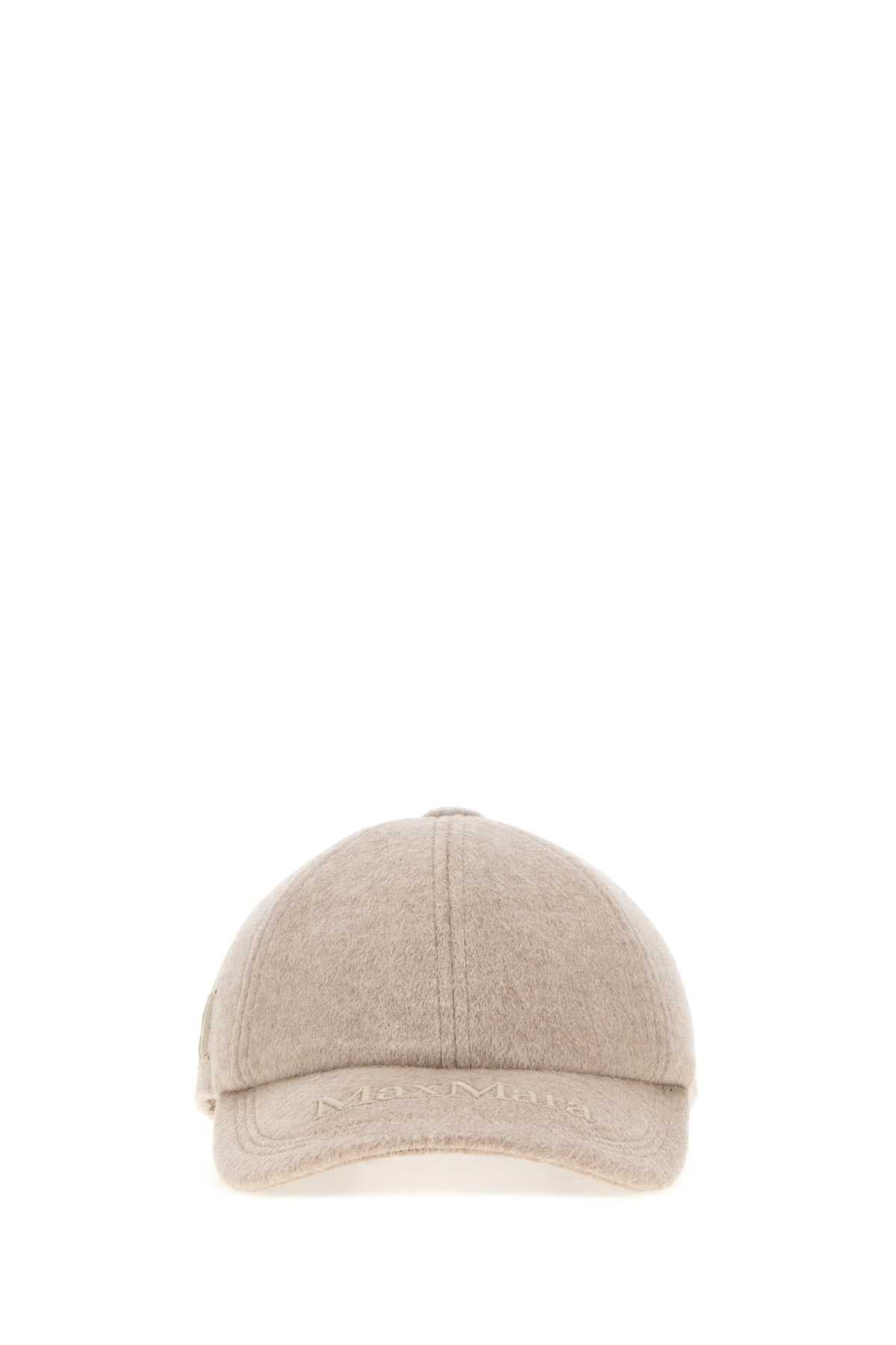 Max Mara MXALANCIA Baseball Cap — Beige