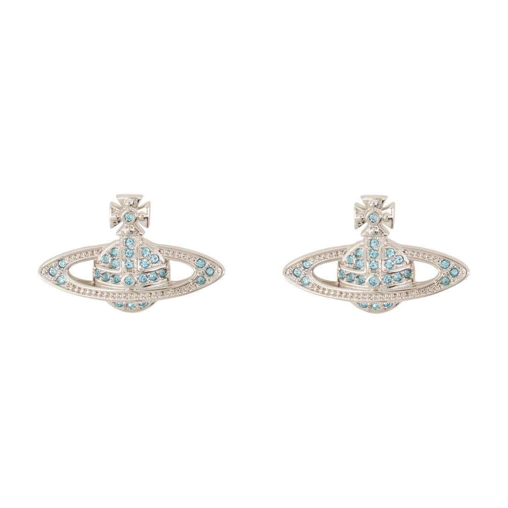 Vivienne Westwood Mini Relief Earrings — Silver