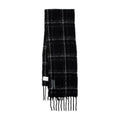 Our Legacy Plaid Wool Scarf — Black