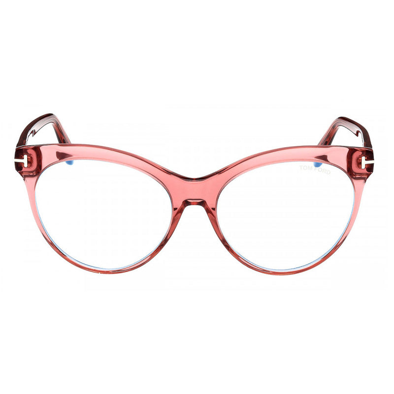 Tom Ford FT5827-B072 Cat-Eye Acetate Eyeglasses — Pink