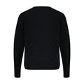 Ganni Wool Knit Sweatshirt — Black