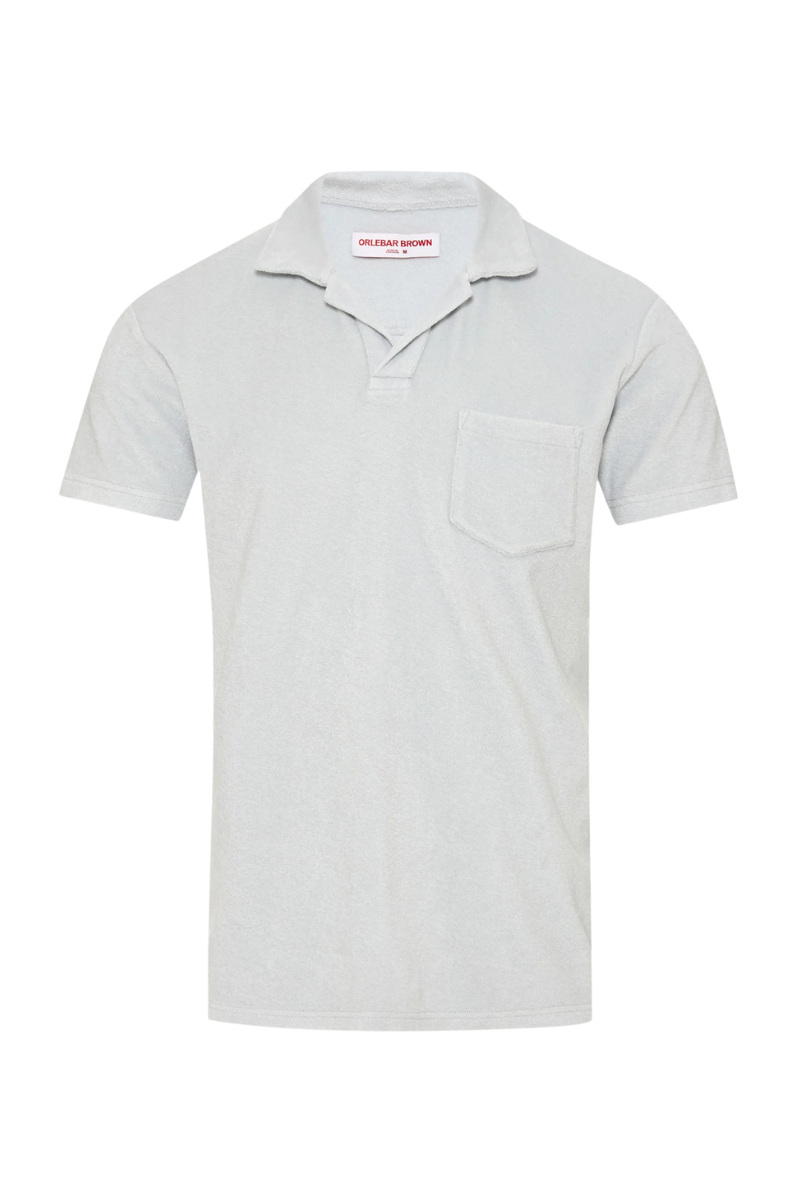 Orlebar Brown Cotton Piqué Polo — Gray