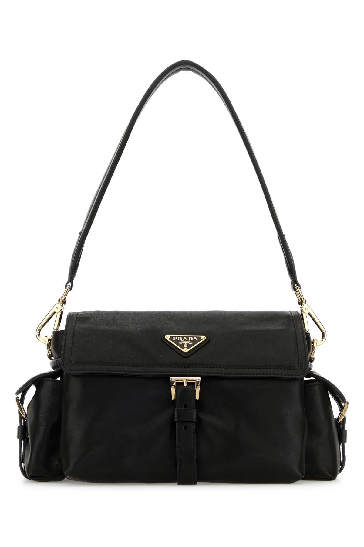 Prada Explore Shoulder Bag — Black
