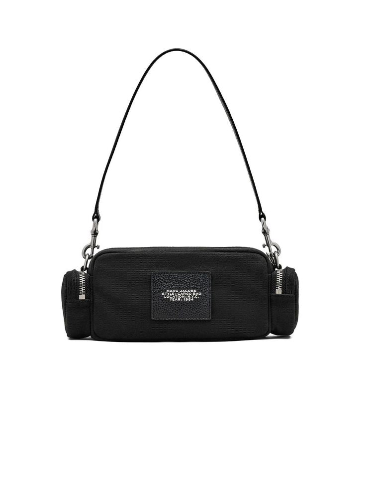 Marc Jacobs Canvas Cargo Shoulder Bag — Black