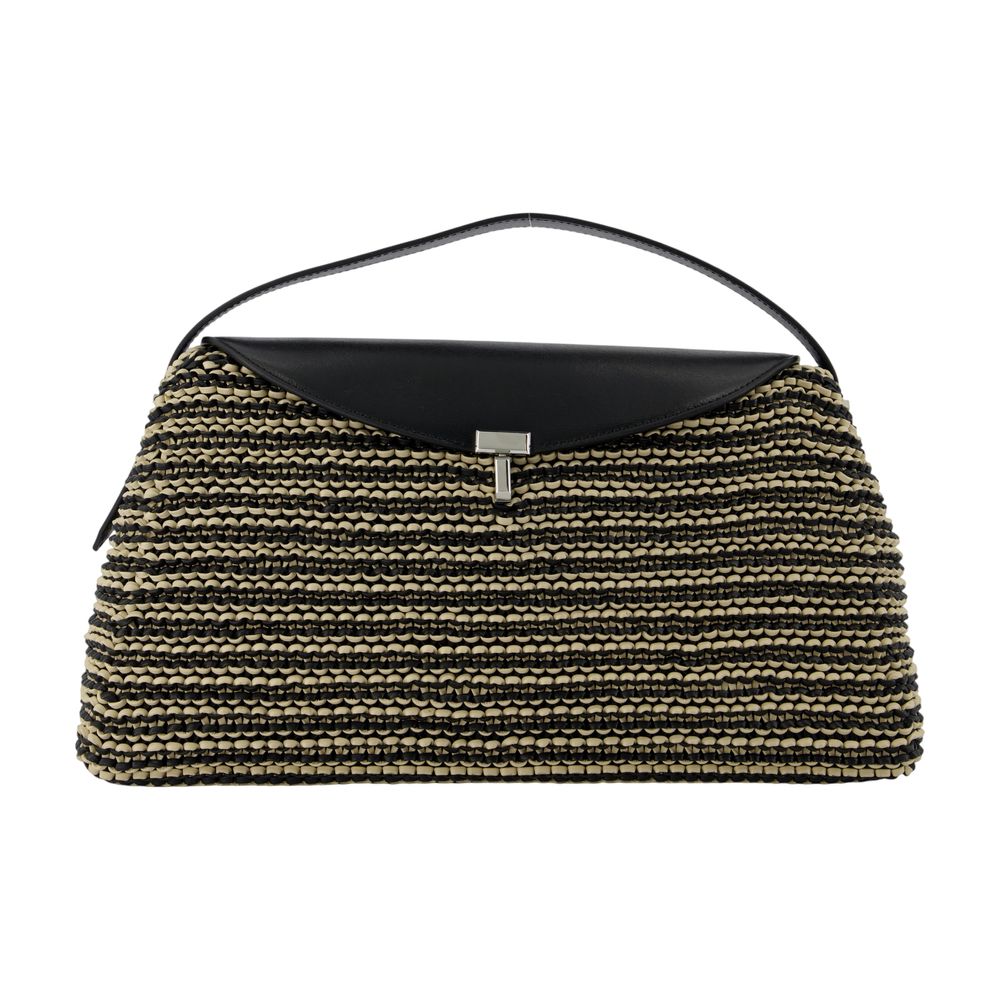 Toteme Top Handle Bag — Black