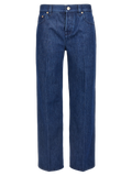 Gucci Straight-Leg Cotton Denim Jeans — Blue