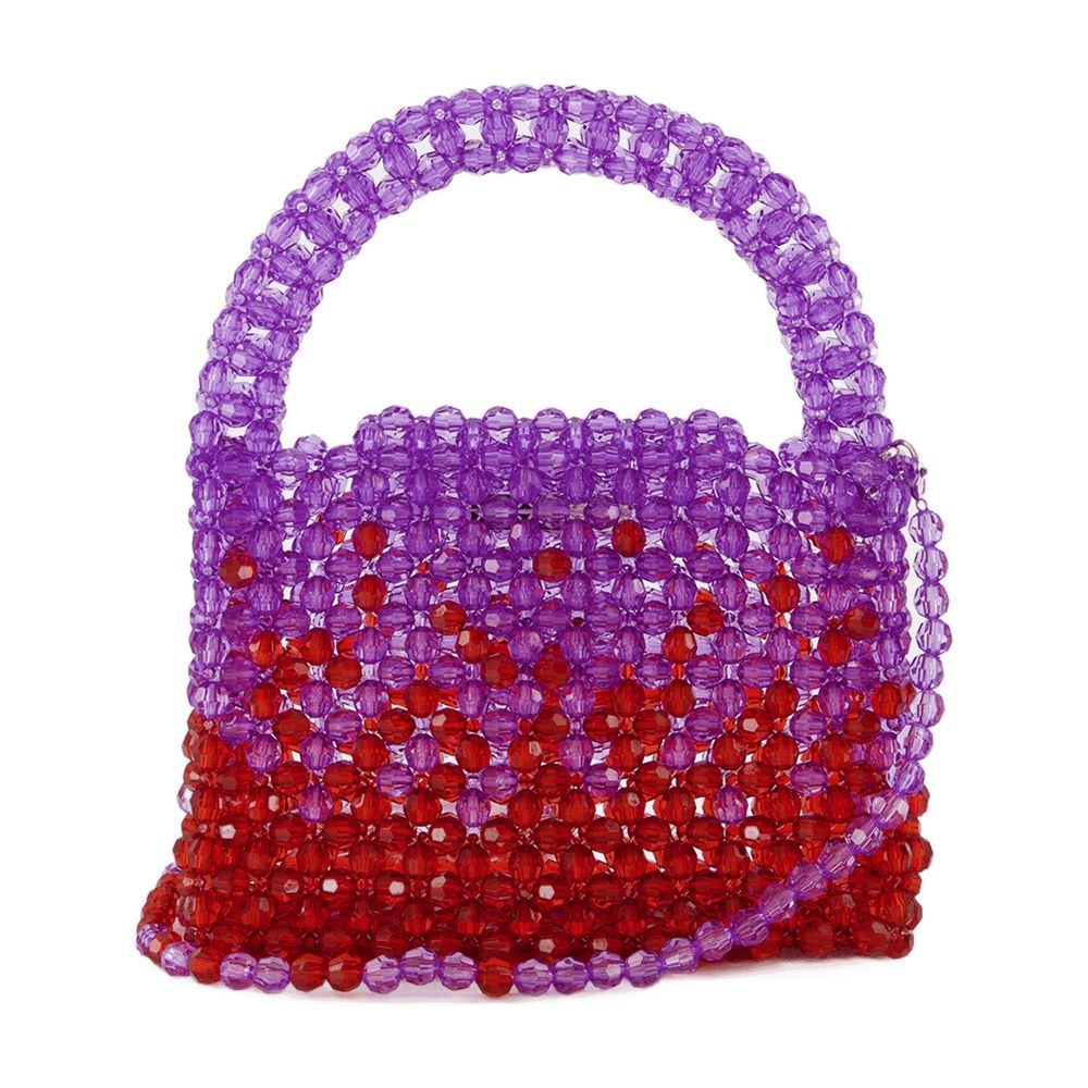Germanier Beaded Hobo Bag — Multicolor