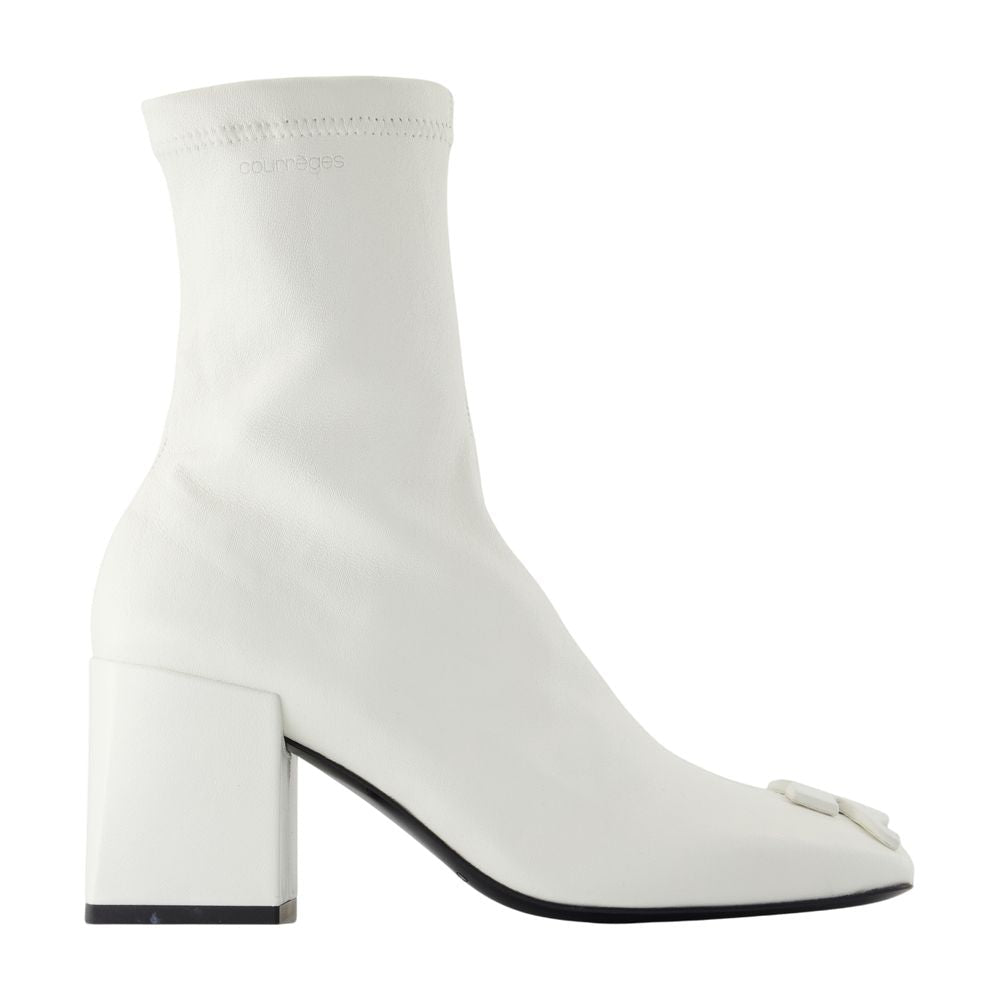 Courreges Reedition Ankle Boot — White