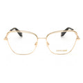 Roberto Cavalli VRC0690300 Cat-Eye Metal Frame Eyeglasses — Rose gold