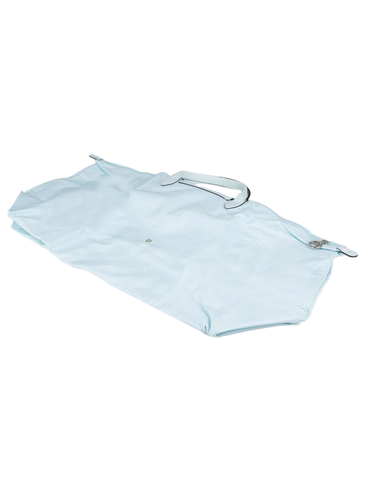 Longchamp Polyamide Canvas Travel Bag — Blue
