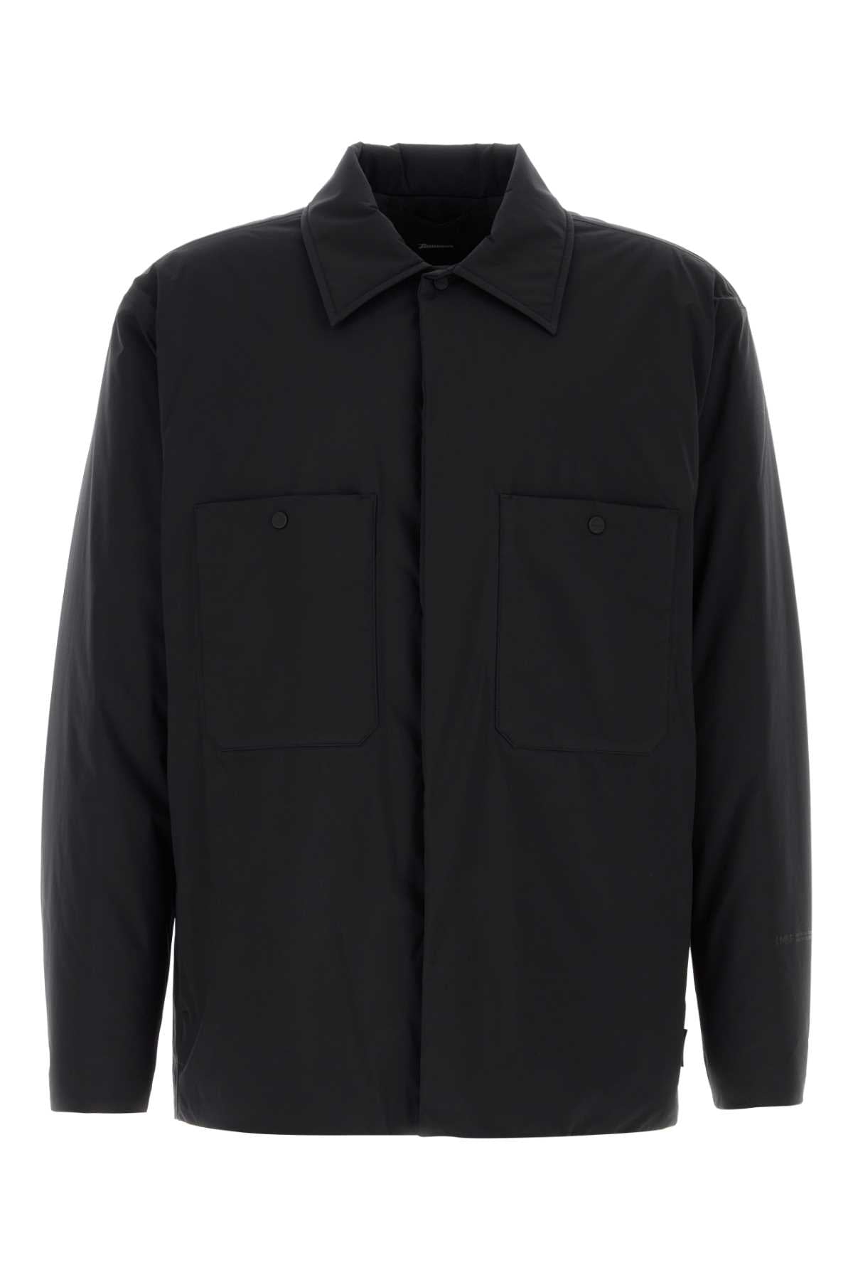 Herno Laminar Lightweight Nylon Jacket — Black