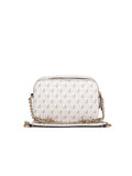 Guess Chevron-Quilted Crossbody Bag — Beige