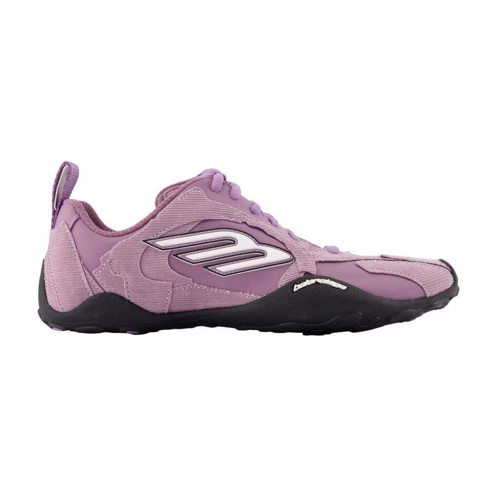 Balenciaga Calfskin Leather Sneaker — Purple