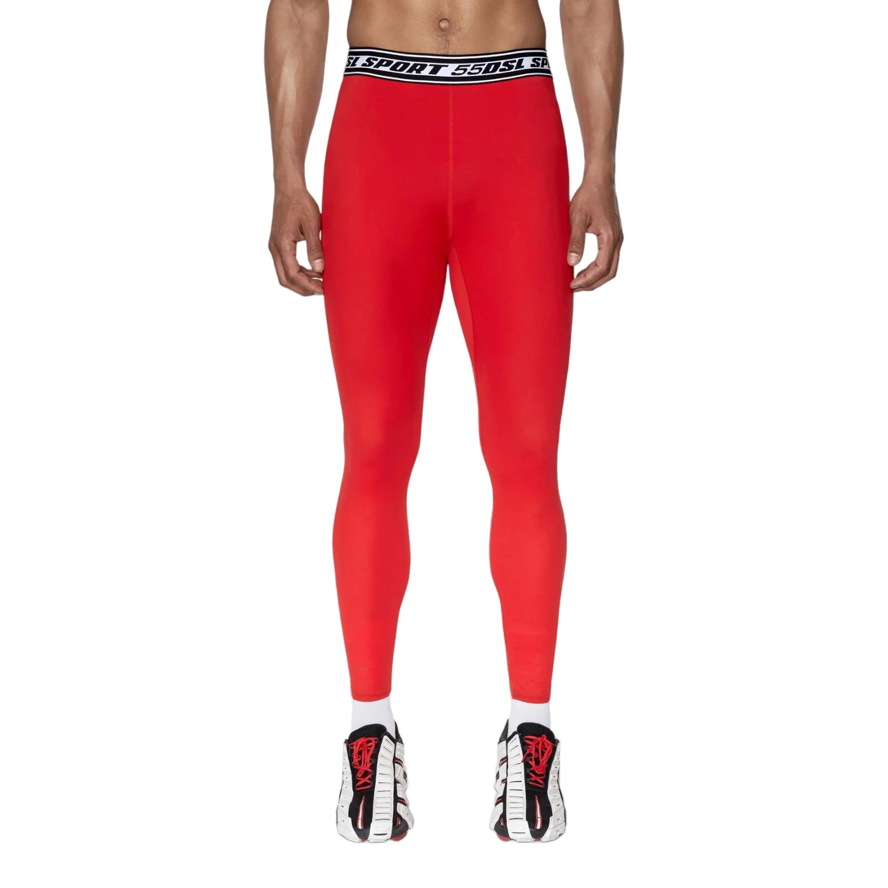 Diesel Sport Leggings — Red