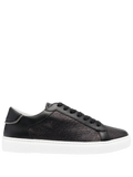 Fabiana Filippi Mesh-Panelled Calf Leather Sneaker — Black