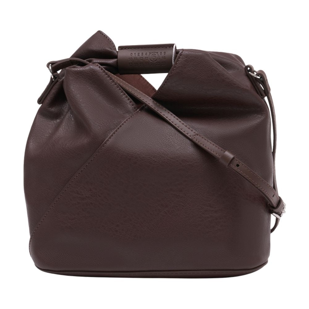 MM6 Maison Margiela Synthetic Leather Crossbody Bag — Brown