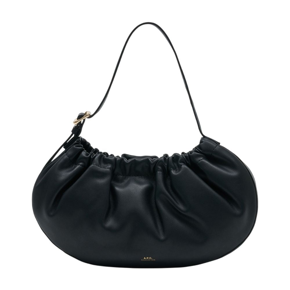 A.P.C. Ninon Hoop Shoulder Bag — Black