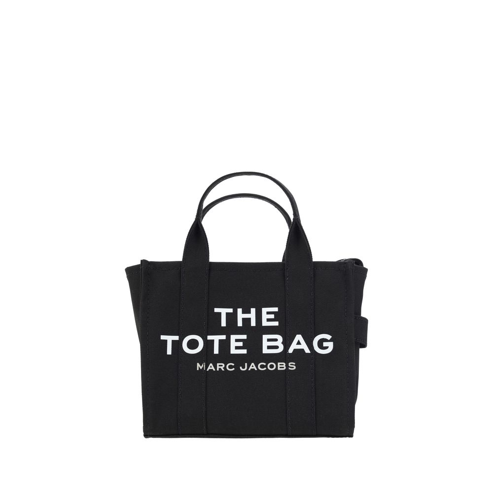 Marc Jacobs Cotton Canvas Tote Bag — Black