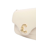 Coccinelle C-Me Shoulder Bag — Beige