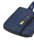 Momo Design Nylon with Colorblock Stripe Shoulder Bag — Blue
