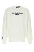 Polo Ralph Lauren Logo-Embroidered Cotton Blend Sweatshirt — White