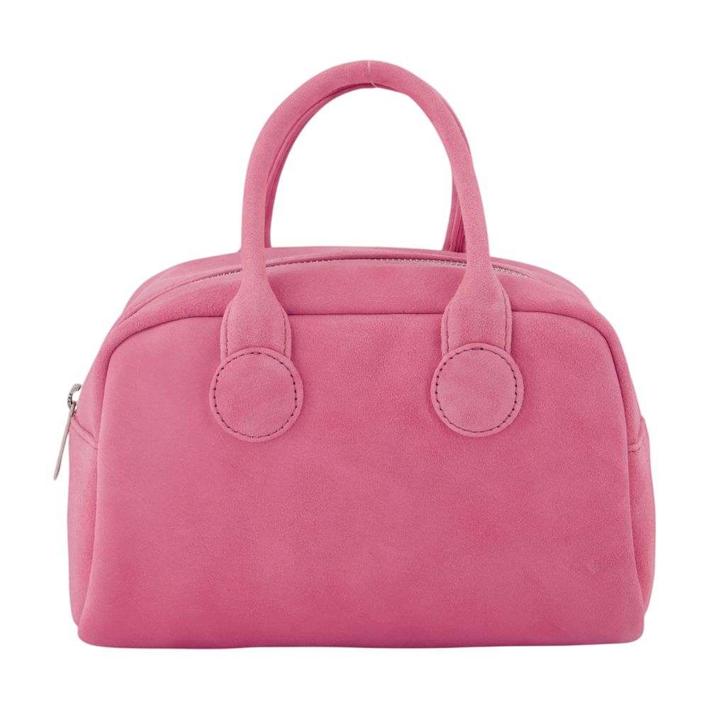 Margesherwood Soft Goatskin Bowling Bag — Pink
