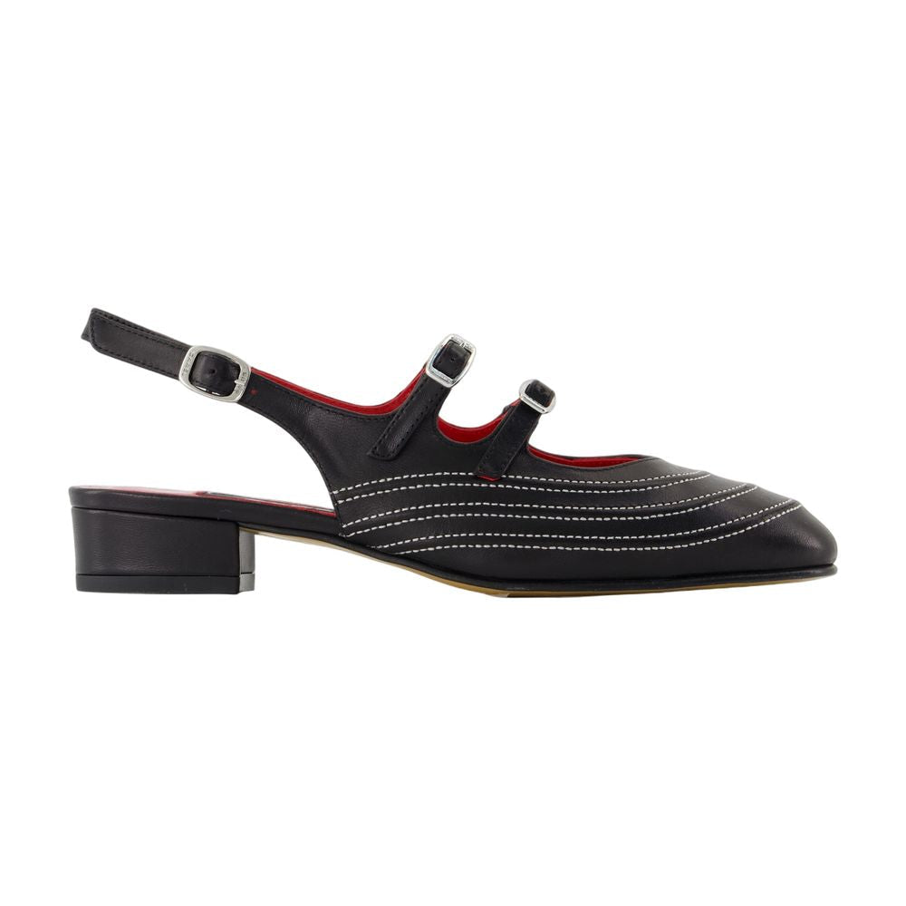 Carel Peche Moto Flat — Black