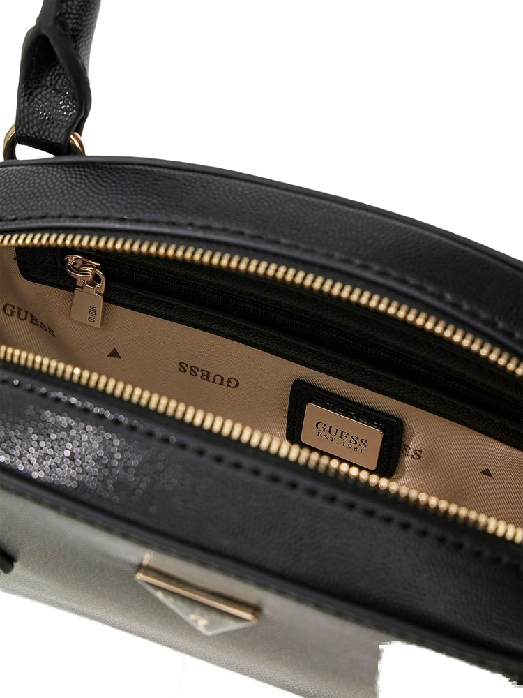 Guess Isobel Dome Shoulder Bag — Black