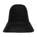 Toteme 253-WSH0044-FB0252-001 Paper Straw Bucket Hat — Black