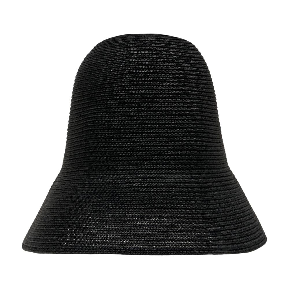 Toteme 253-WSH0044-FB0252-001 Paper Straw Bucket Hat — Black