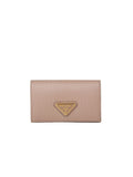Prada Saffiano Leather Wallet — Pink