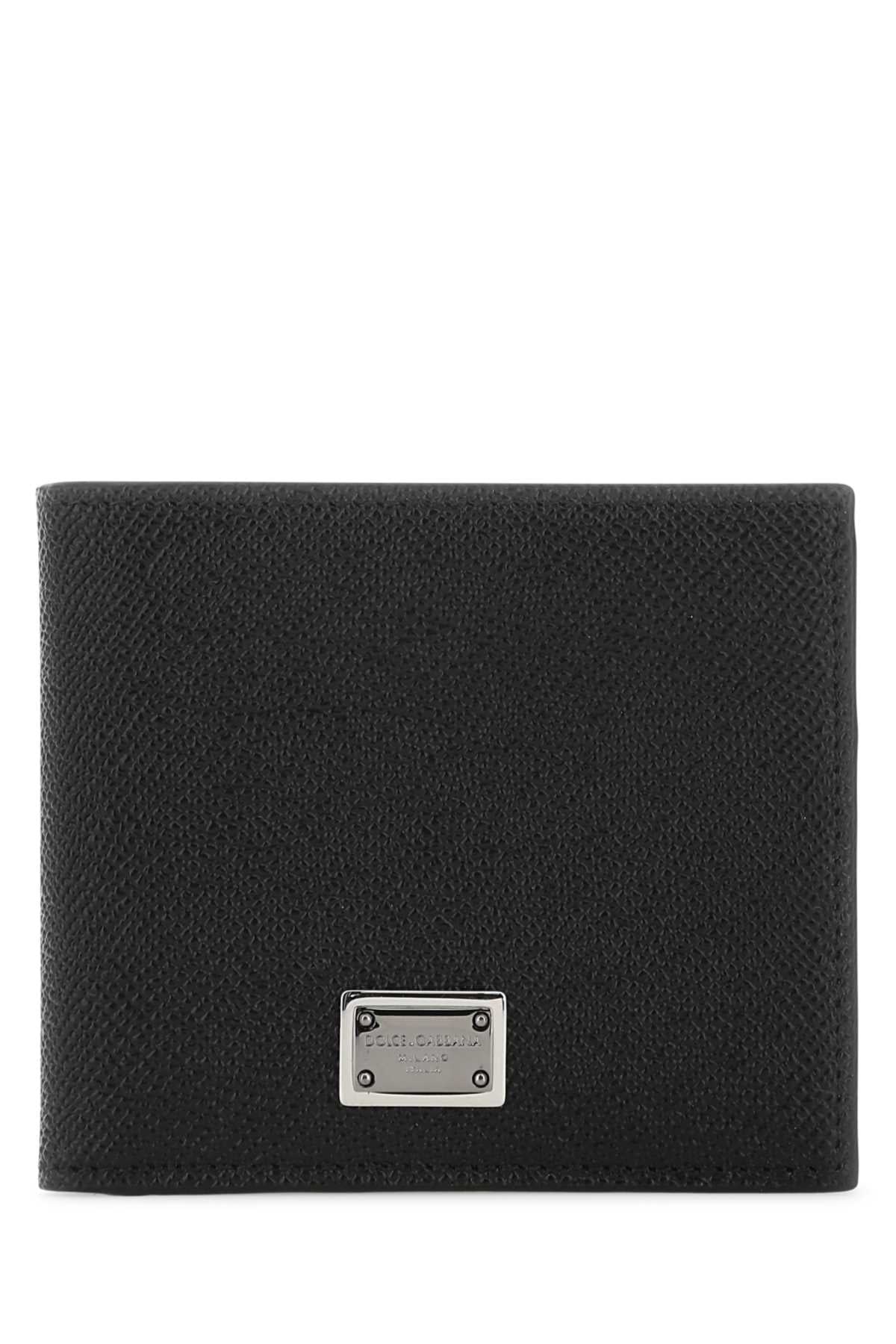 Dolce & Gabbana Leather Wallet — Black